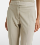 Max Mara Cropped jersey slim pants