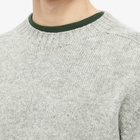 Country Of Origin Men's Supersoft Seamless Crew Knit in Silver Grey