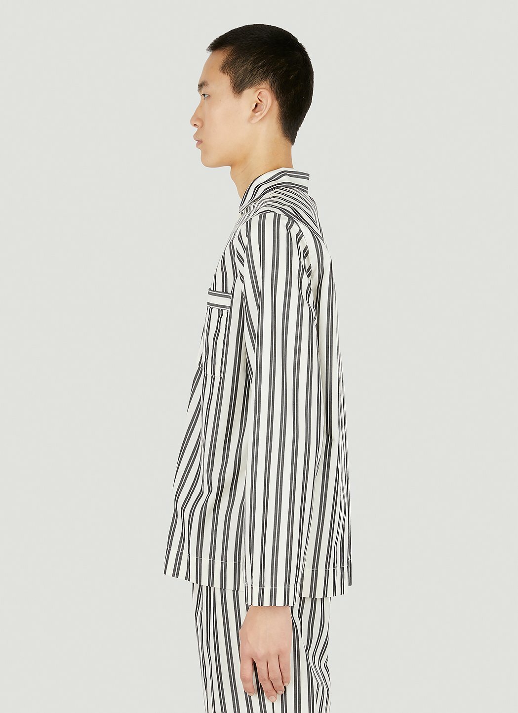 Tekla Striped Classic Pyjama Shirt