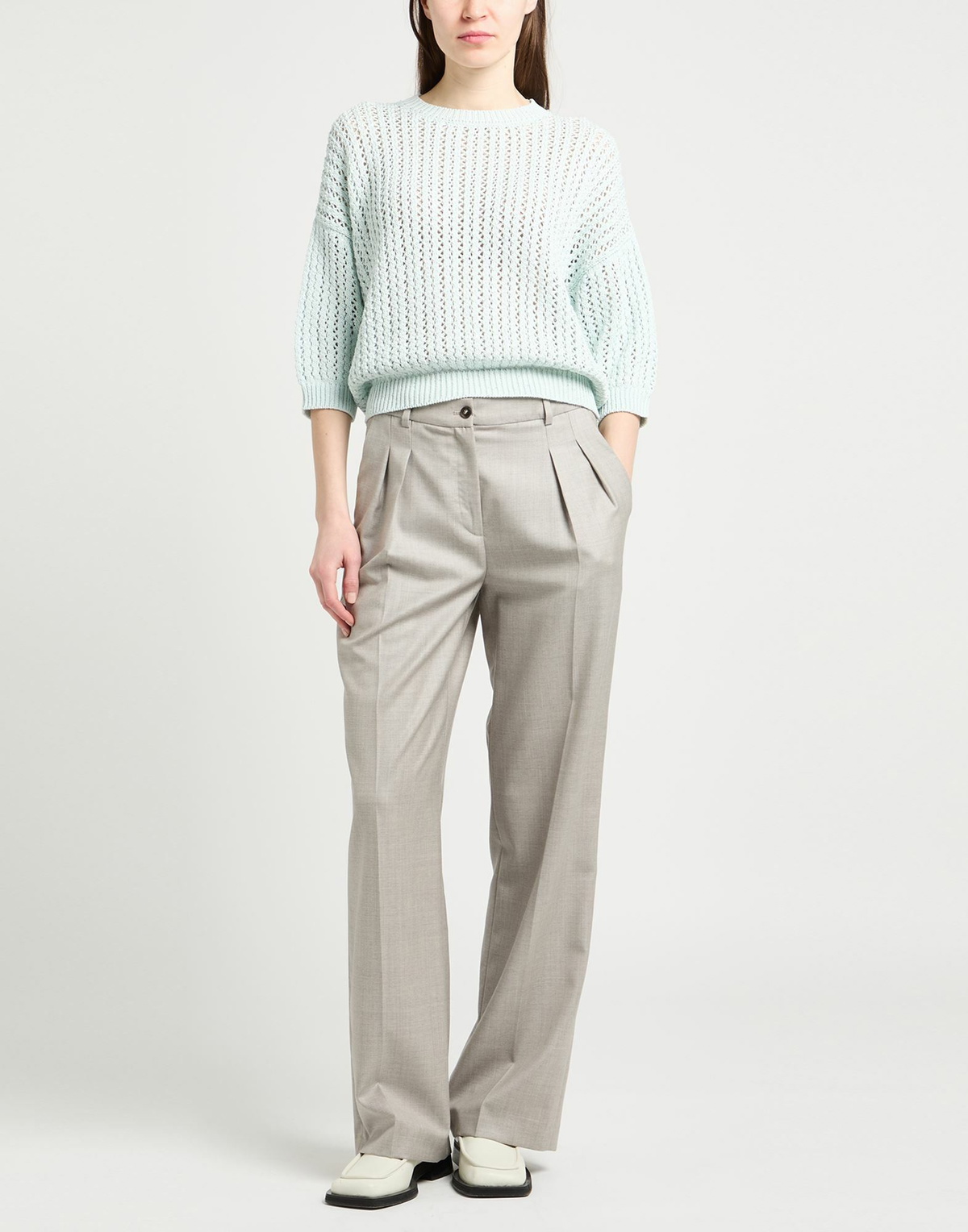 Peserico Womens Sweater Sky in Blue
