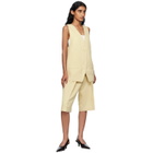 The Frankie Shop Beige Melrose Linen Vest