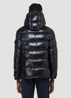 Detachable Hood Padded Down Jacket in Black