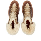 Grenson Women's Nettie Shearling Boot in Dark Brown