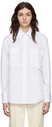 Victoria Beckham White Organic Cotton Shirt