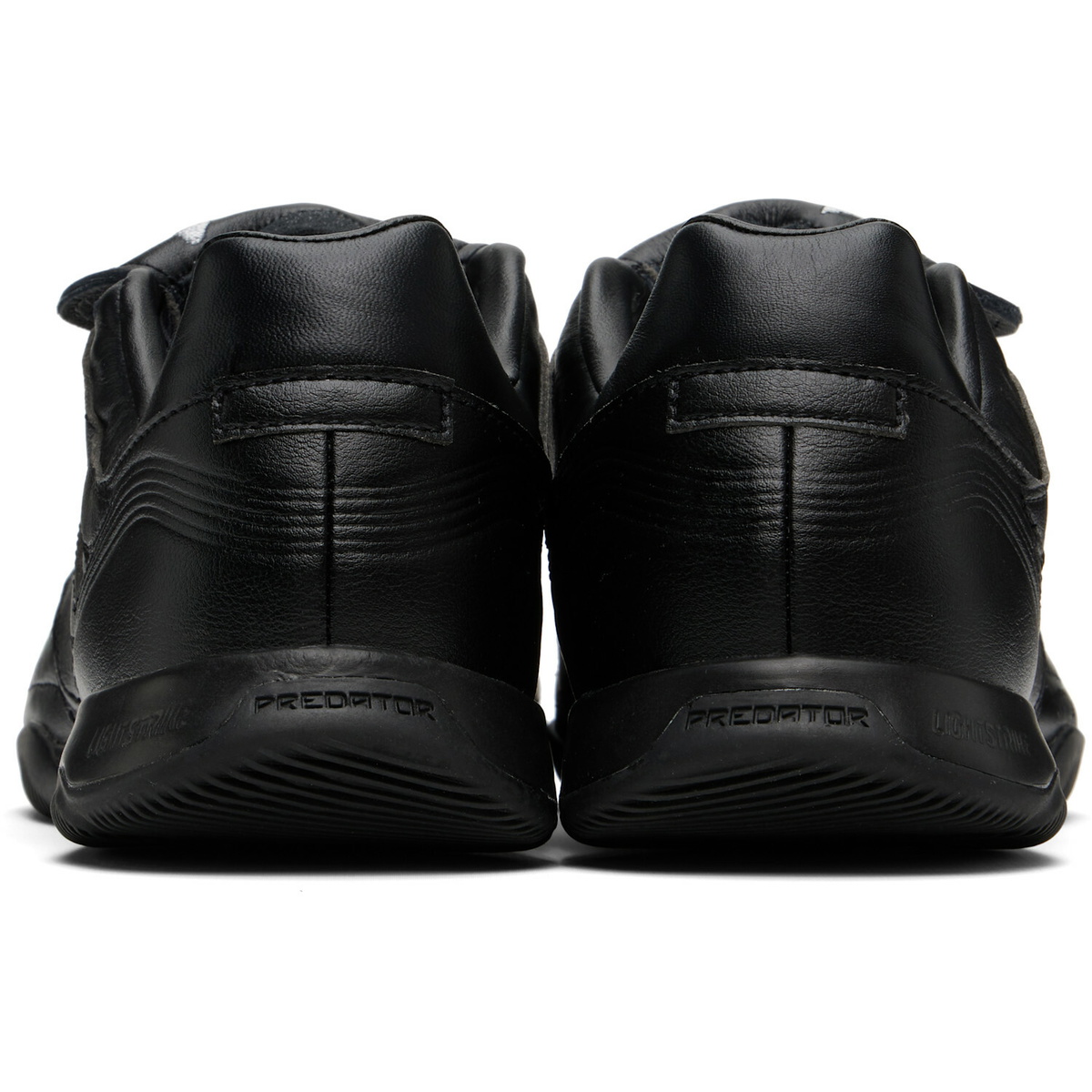 Y-3 Black Leather Predator Precision Sneakers
