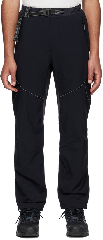 Photo: and wander Black Trek 3 Trousers