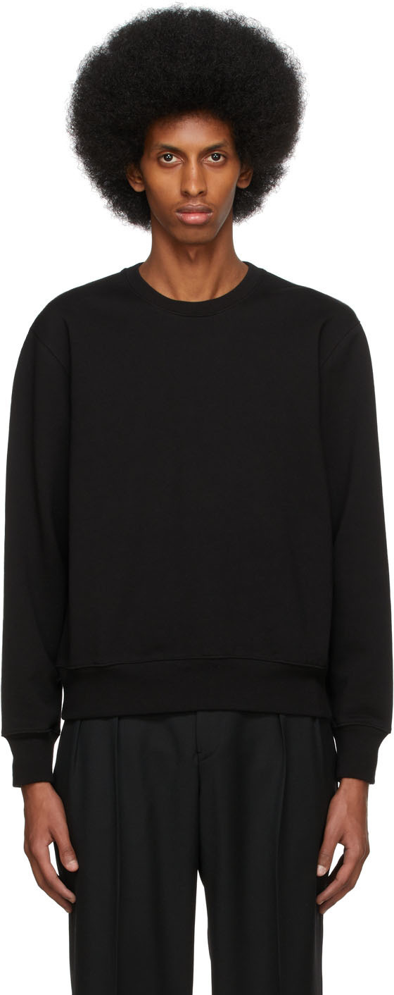 WARDROBE.NYC Black Track Sweatshirt