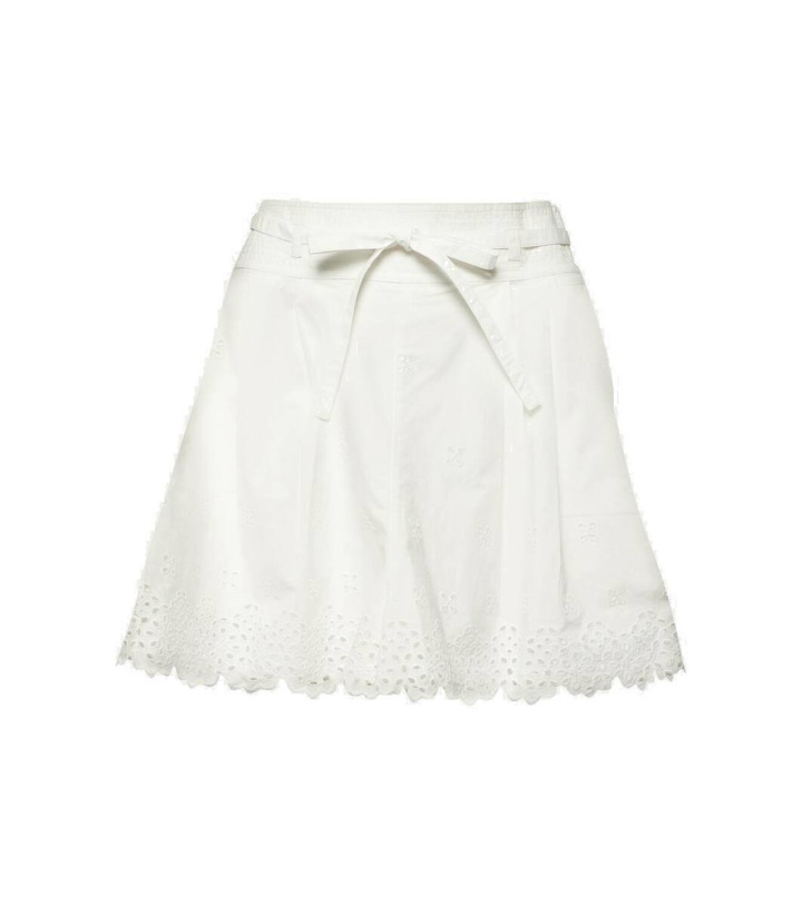 Photo: Ulla Johnson Sabine broderie anglaise cotton shorts