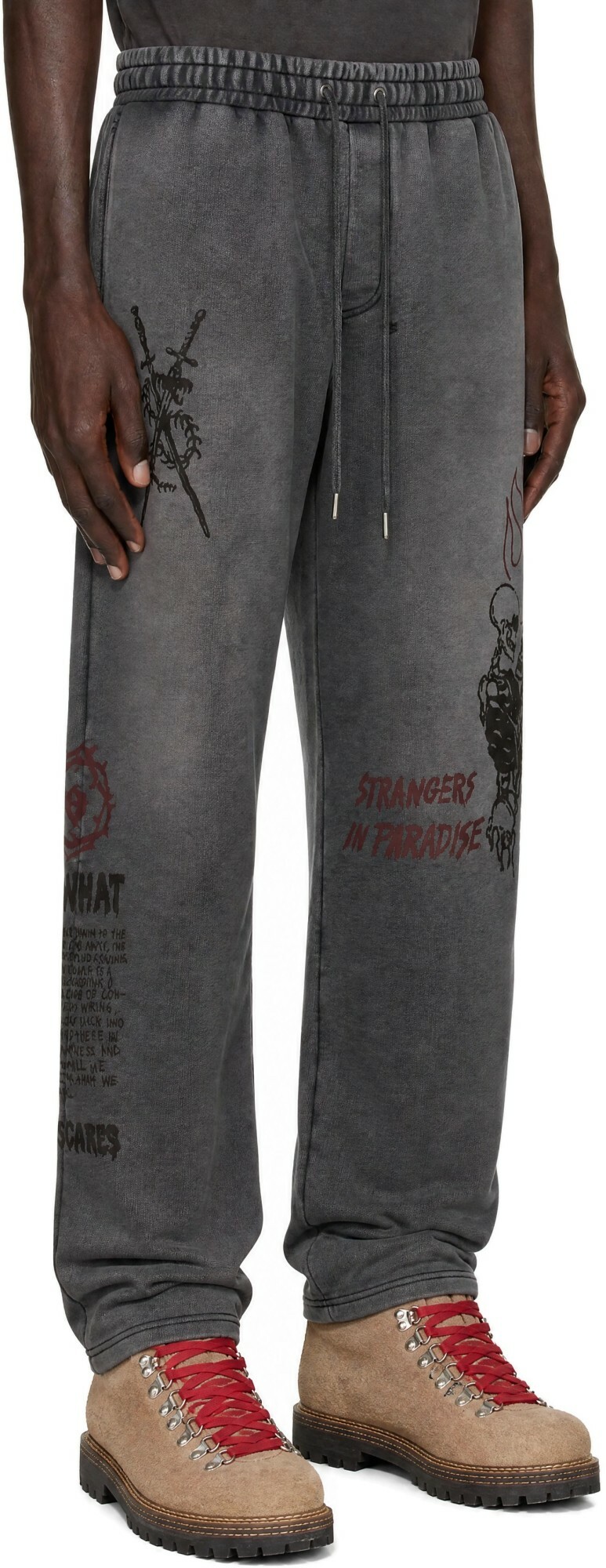 Ksubi Gray Skool Tunnel Sweatpants