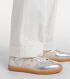 Hogan Cool metallic leather sneakers