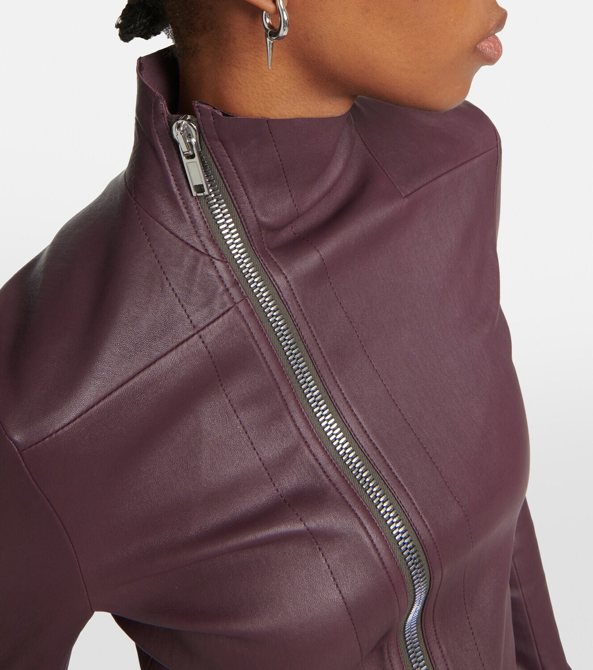 Rick Owens Gary leather-blend jacket Rick Owens