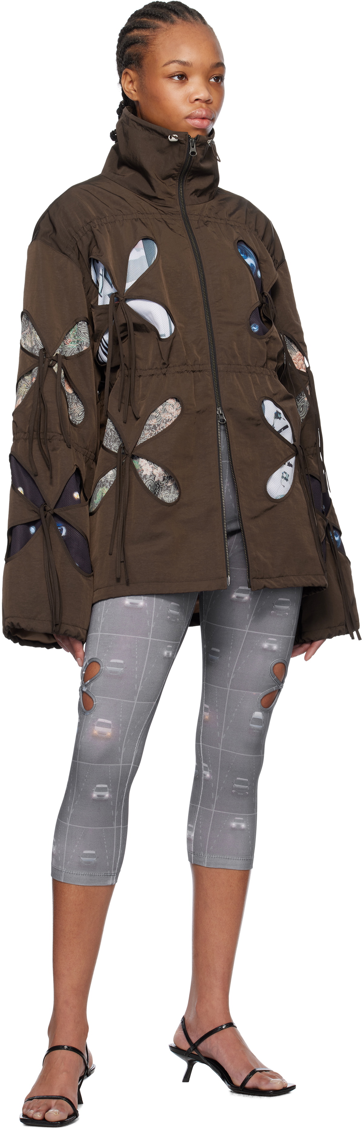 J.Kim Brown Anton Belinskiy Edition Bale Windbreaker Jacket