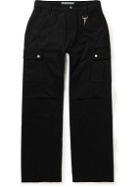 Reese Cooper® - Straight-Leg Cotton-Canvas Cargo Trousers - Black