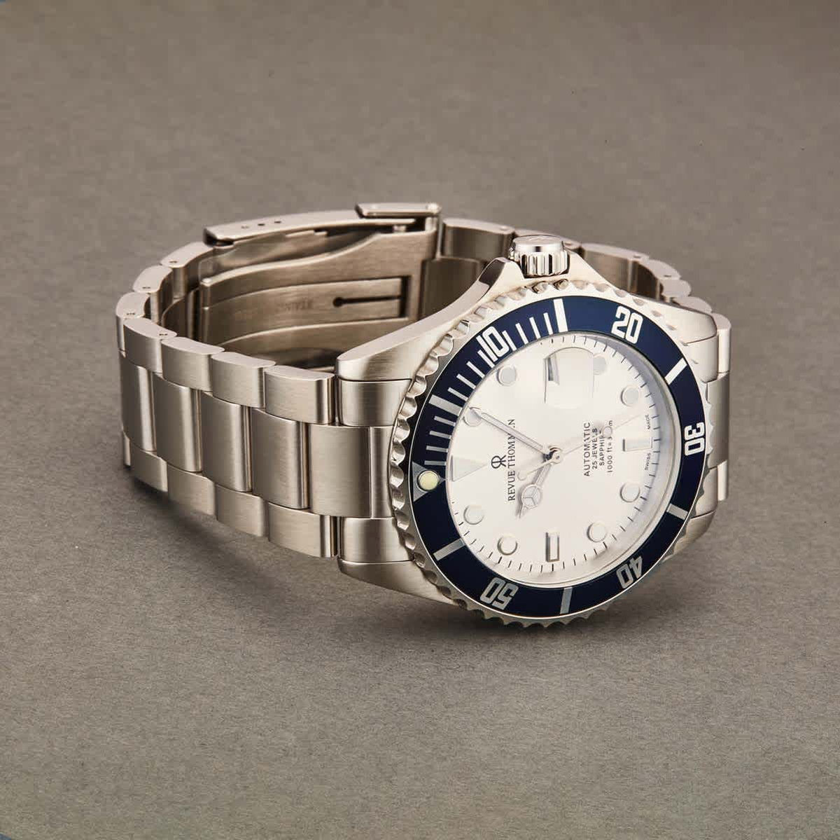 Revue Thommen Diver XL Automatic Silver Dial Mens Watch 17571.2125