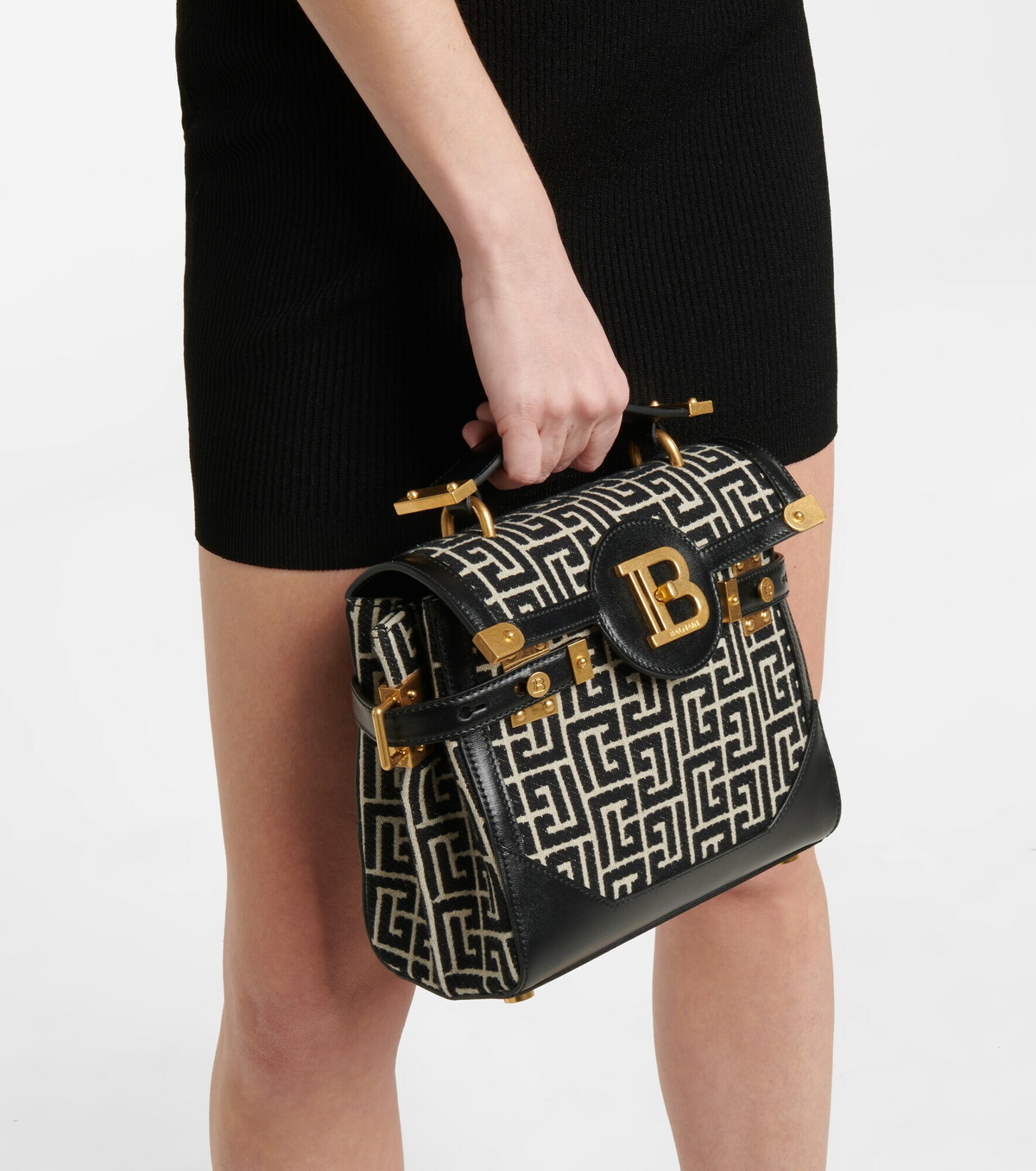 Balmain - B-Buzz 23 Jacquard Shoulder Bag Balmain