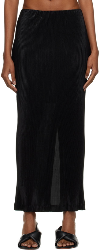 Photo: THIRD FORM Black Rolling Hills Maxi Skirt