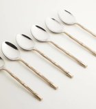 Bitossi Bamboo 24-piece stainless steel flatware set