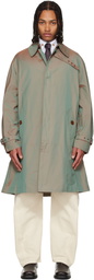 Vivienne Westwood Green Zidler Trench Coat