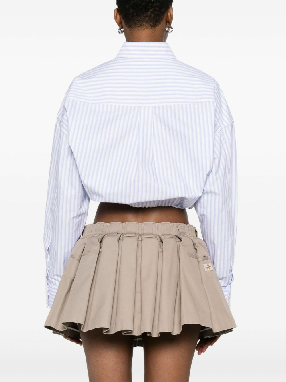 Alexander Wang cropped Polo shirt Short sleeve top white XS