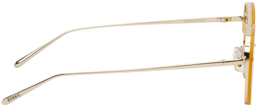 BONNIE CLYDE Gold Traction Sunglasses Bonnie Clyde