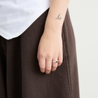 Simuero Women's Faro Ring in Silver/Brown