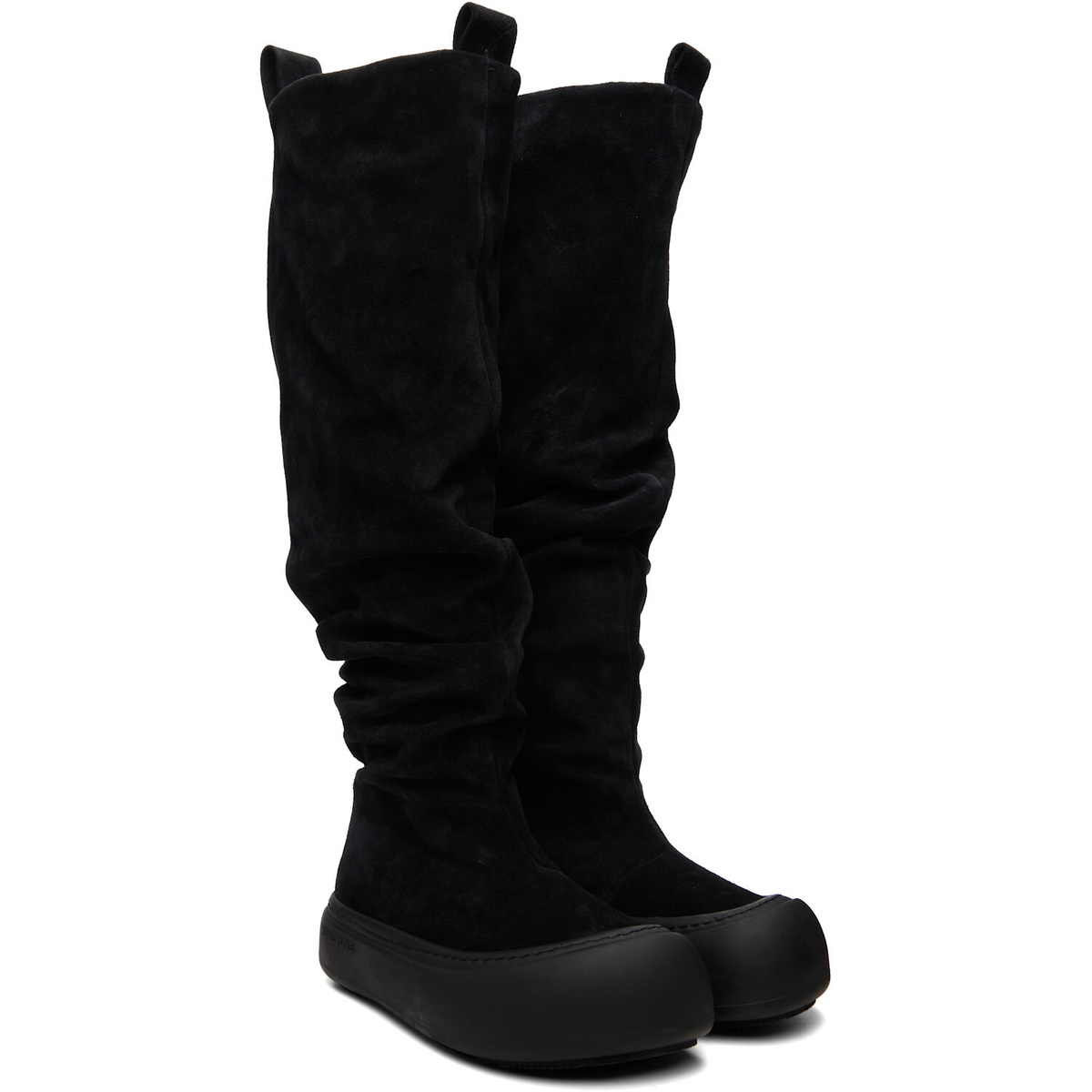 YUME YUME SSENSE Exclusive Black Fisherman Tall Boots