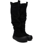 YUME YUME SSENSE Exclusive Black Fisherman Tall Boots