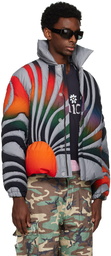 ERL Multicolor Sunset Down Jacket