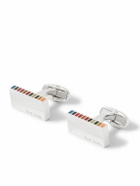Paul Smith - Silver-Tone and Enamel Cufflinks