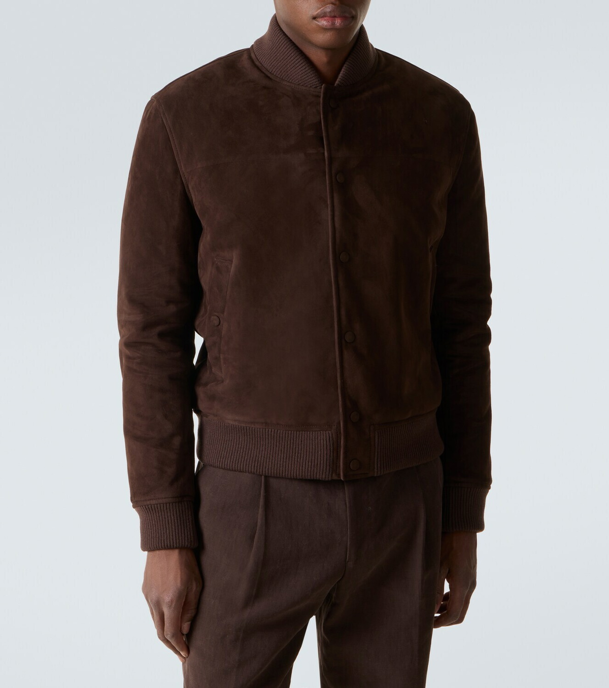 Gabriela Hearst Suede bomber jacket