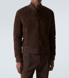 Gabriela Hearst Suede bomber jacket