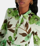 Erdem Floral cotton shirt dress
