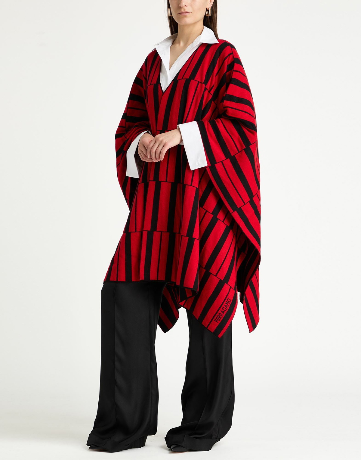 Ferragamo Womens Cape in Red