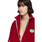 Gucci Red Chenille Track Jacket