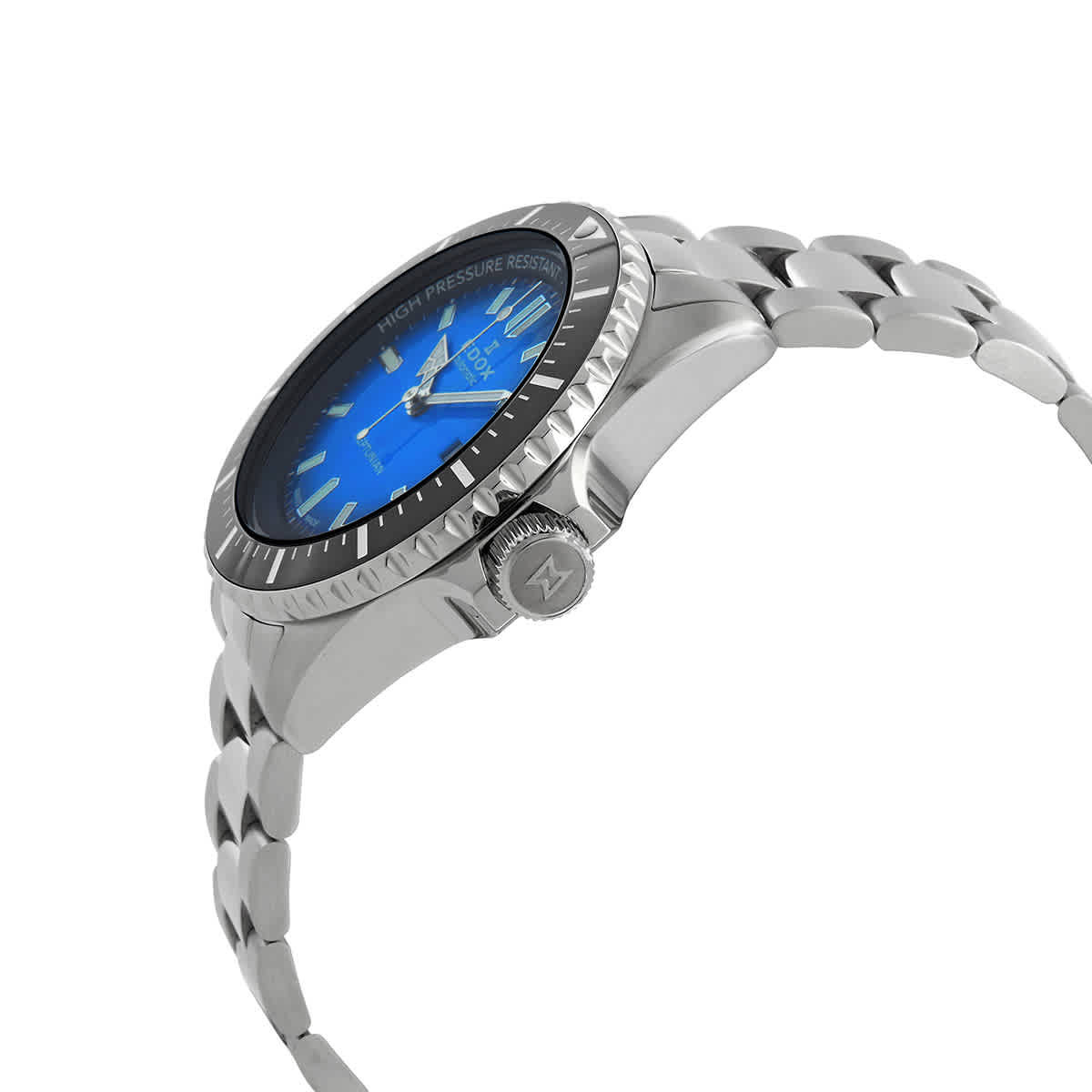 Edox Skydiver Automatic Blue Dial Mens Watch 80120 3NM BUIDN