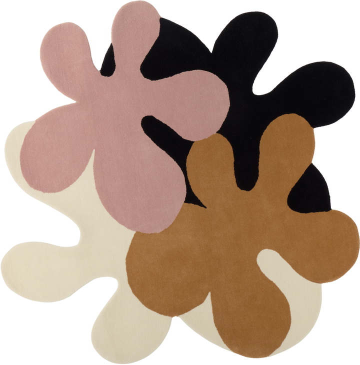 Photo: Rashelle SSENSE Exclusive Multicolor Flubber Party Rug, 6 ft