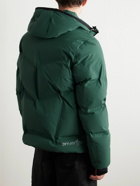 Moncler Grenoble - Arcesaz Logo-Appliquéd Quilted Hooded Down Ski Jacket - Green