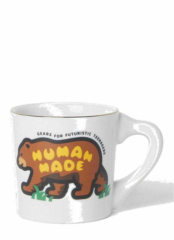 Photo: Human Made - Brown Bear Coffee Mug in White