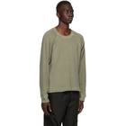 John Elliott Khaki Thermal Long Sleeve T-Shirt