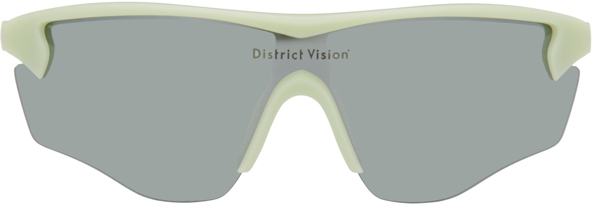 District Vision Green Junya Racer Sunglasses