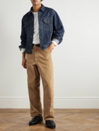 OrSlow - Oxford Painter Straight-Leg Cotton-Twill Trousers - Brown