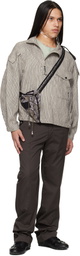 Kiko Kostadinov Brown Farkas Pullover Jacket