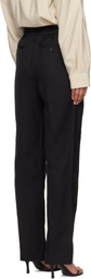 Loulou de Saison Black Takaroa LDS Elasticated Waistband Trousers