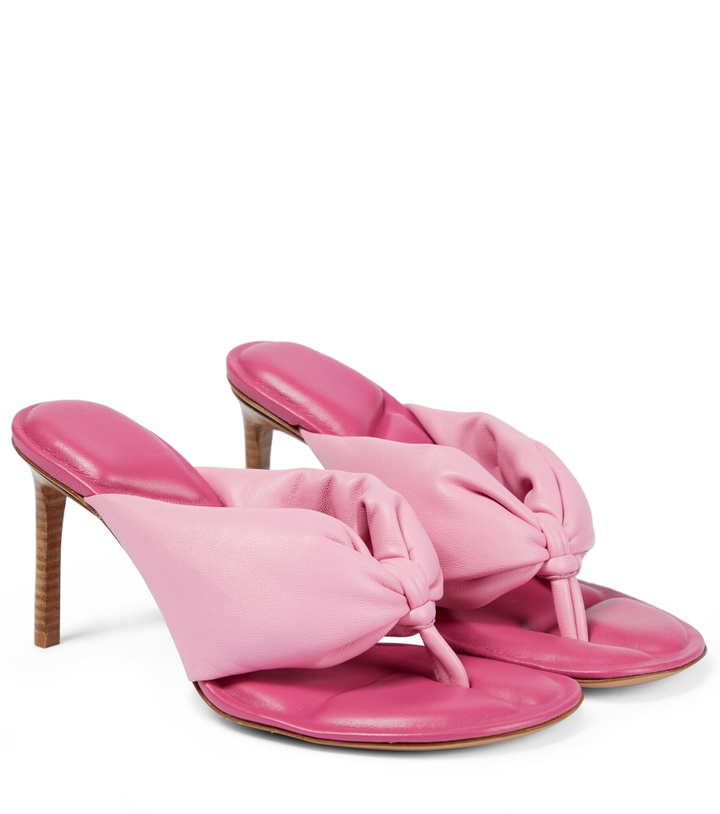 Photo: Jacquemus - Les Sandales Nocio 80 leather thong sandals