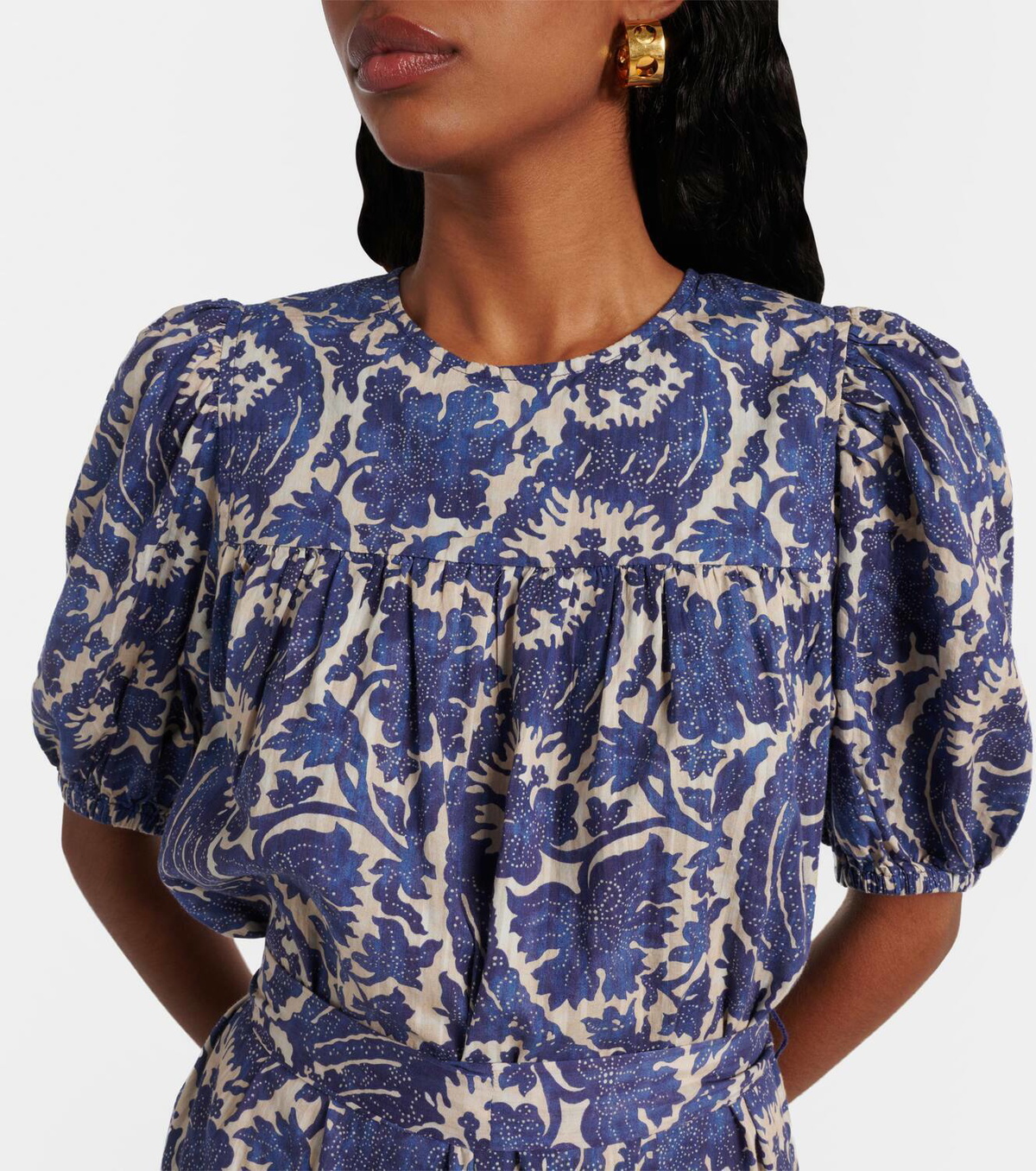 Ulla Johnson Rosalie printed cotton-blend minidress