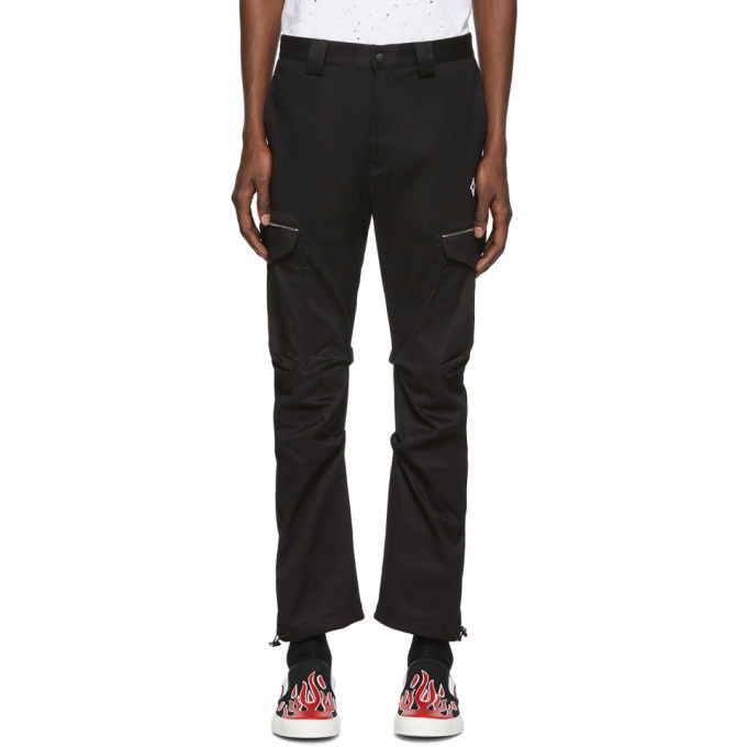 Photo: Marcelo Burlon County of Milan Black Cross Cargo Pants