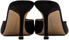 Manolo Blahnik Black Hangisimu 50 Heeled Sandals