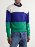 JW Anderson - Striped Wool Sweater - Blue