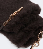 Max Mara Alpaca, wool, and silk mittens