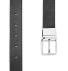 Paul Smith - 3cm Black and Dark-Green Reversible Leather Belt - Black